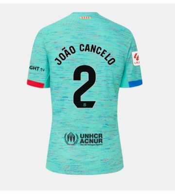 Barcelona Joao Cancelo #2 Koszulka Trzecich Kobiety 2023-24 Krótki Rękaw